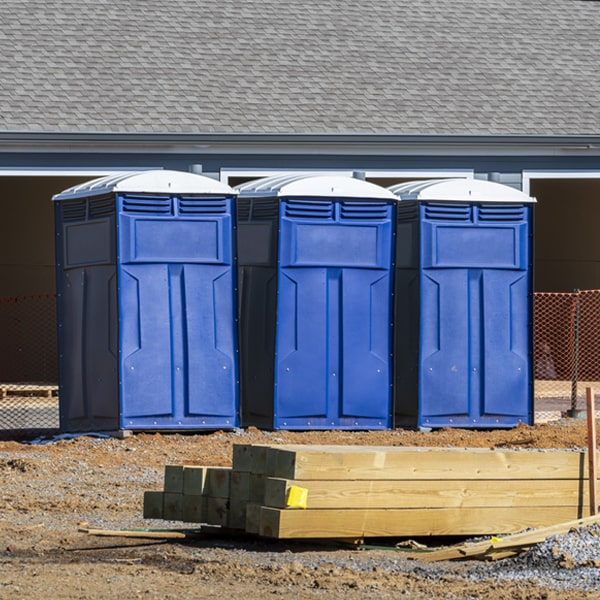 what is the expected delivery and pickup timeframe for the portable toilets in Big Stone Gap Virginia